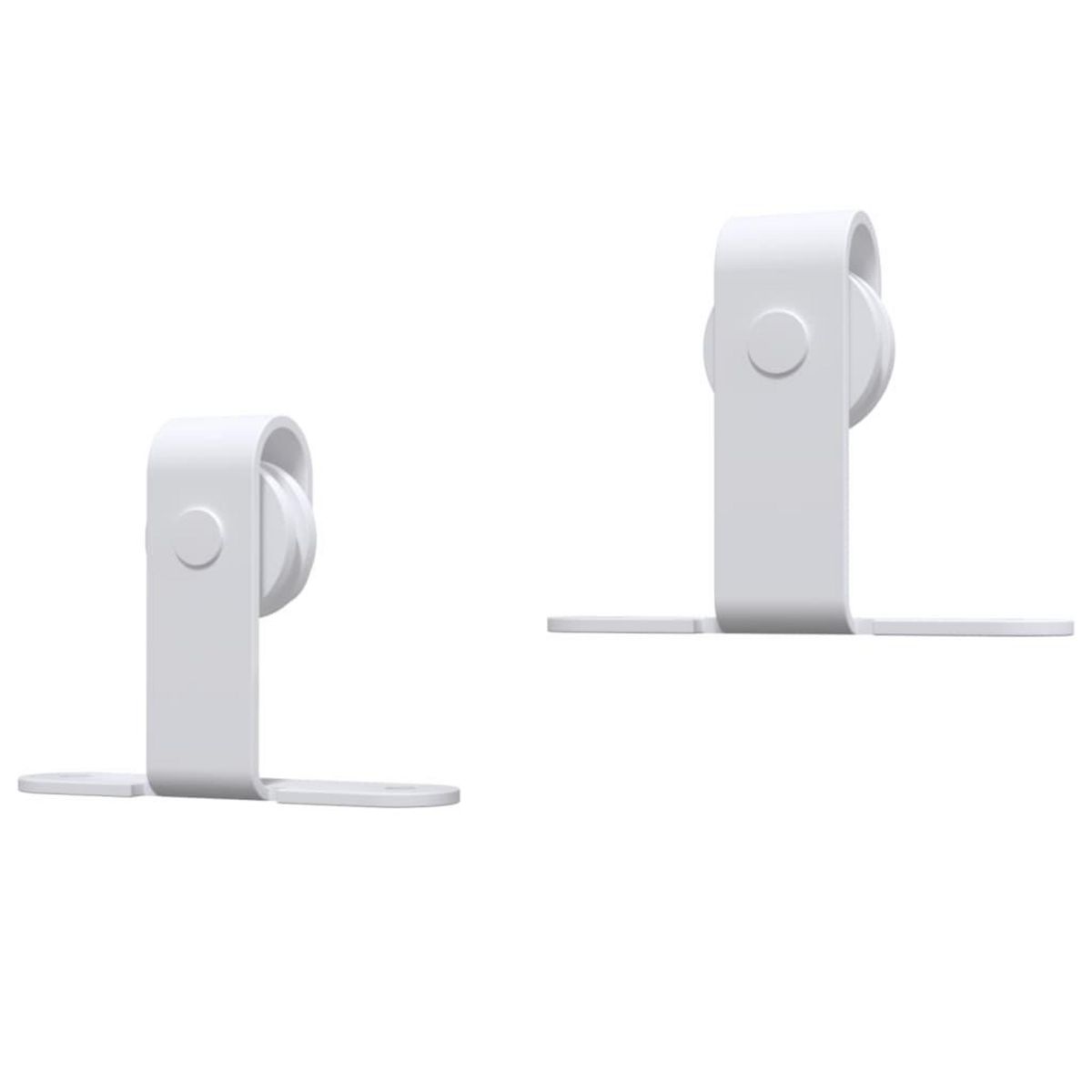 VIDAXL Kit mini de porte d'armoire coulissante Acier au carbone 122 cm