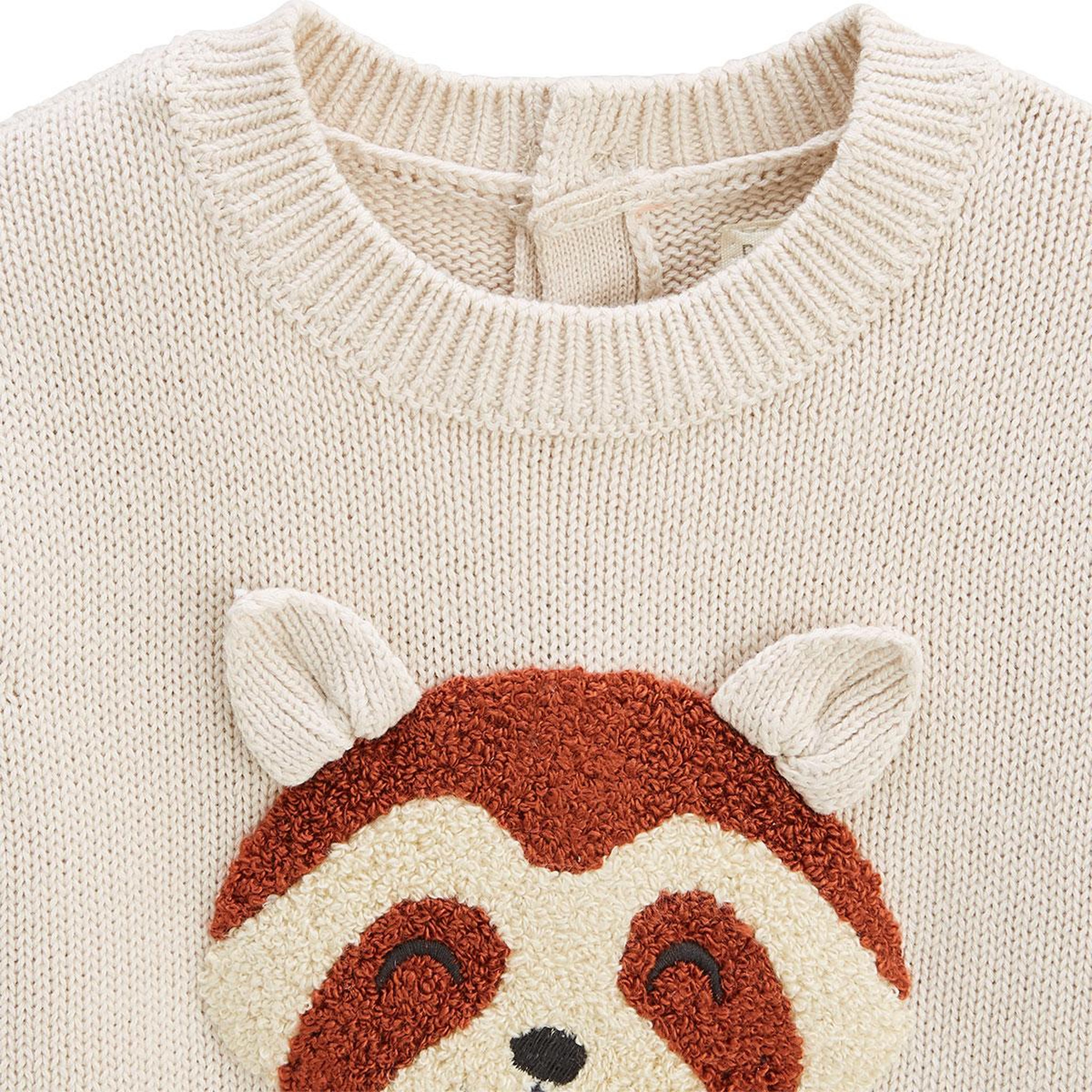 Voir la diapositive 3 : Petit Béguin Pull enfant en tricot Gustin