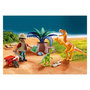 Voir la diapositive 3 : PLAYMOBIL Playmobil Dinos Suitcase Dino Explorer - 70108 70108