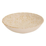 SECRET DE GOURMET Lot de 6 Assiettes Creuses  Anna  20cm Crème