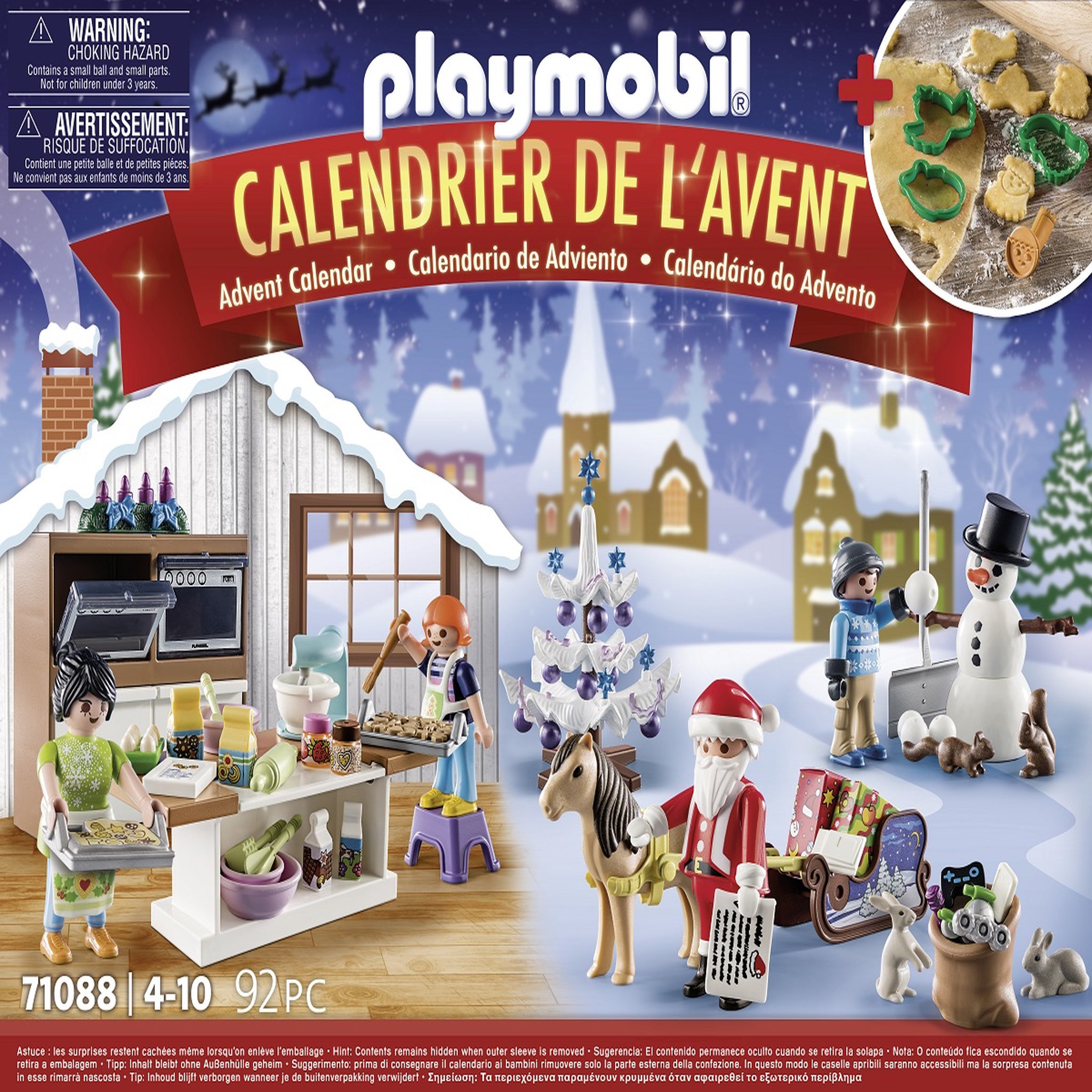 Voir la diapositive 2 : PLAYMOBIL 71088 - Calendrier Avent : pâtisserie de Noël