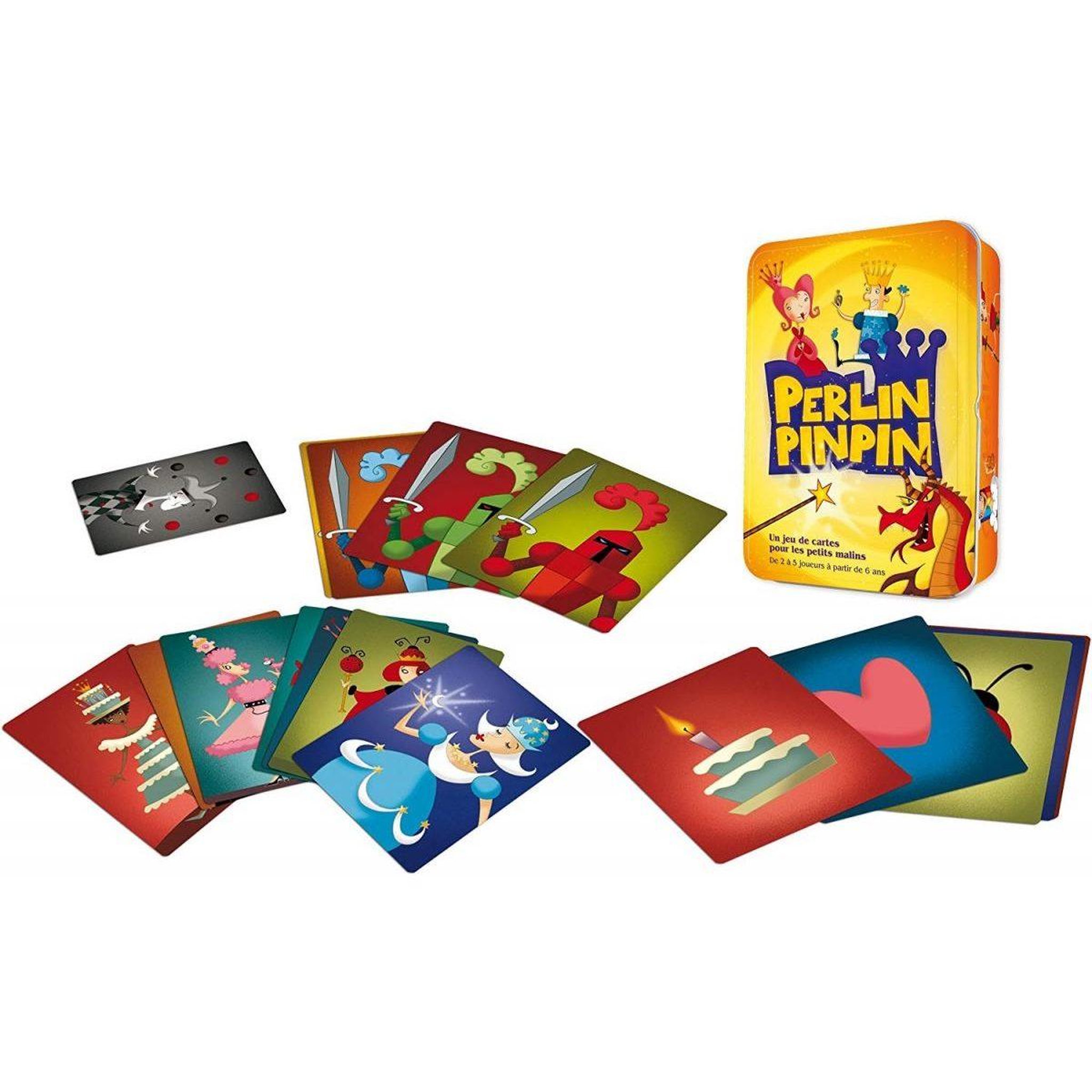 Voir la diapositive 2 : Asmodee Perlinpinpin  jeux de cartes