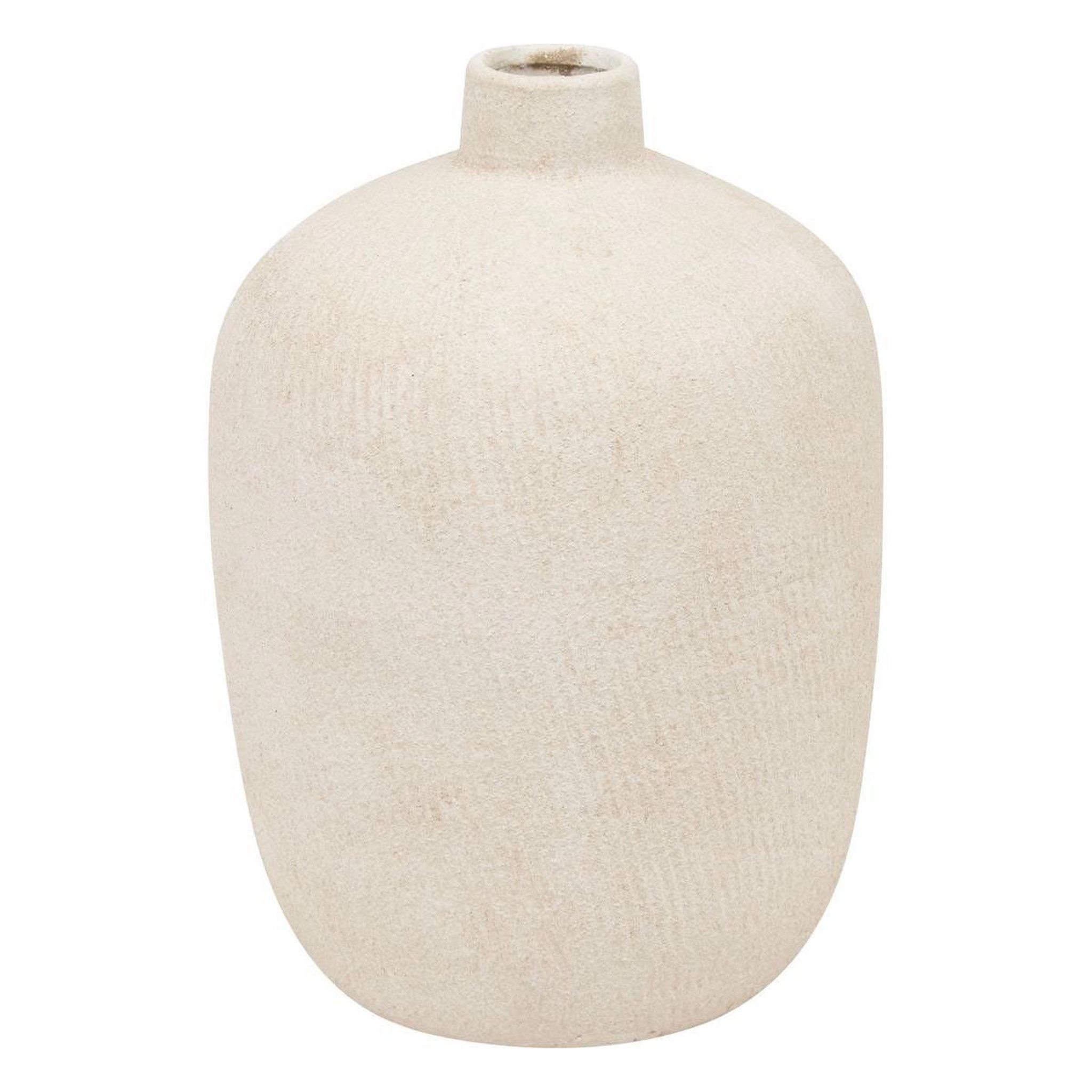 ATMOSPHERA Vase déco barémique  romia  31cm beige