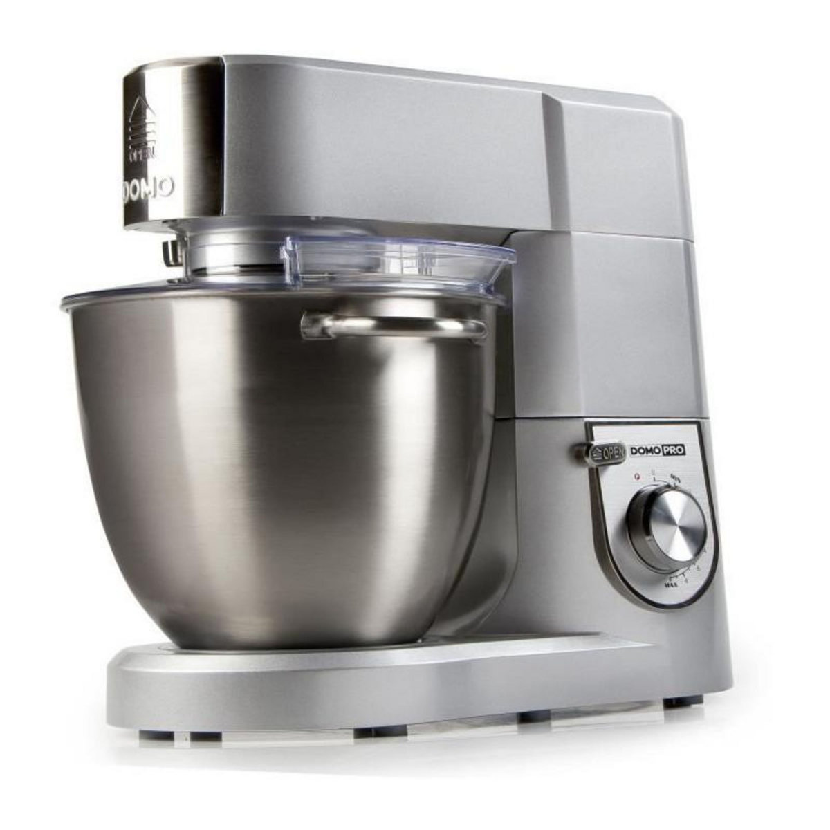 Domo Robot de Cuisine - DOMO - DO9231KR - 1200 W - 6 L - 8 vitesses + Pulse - Gris