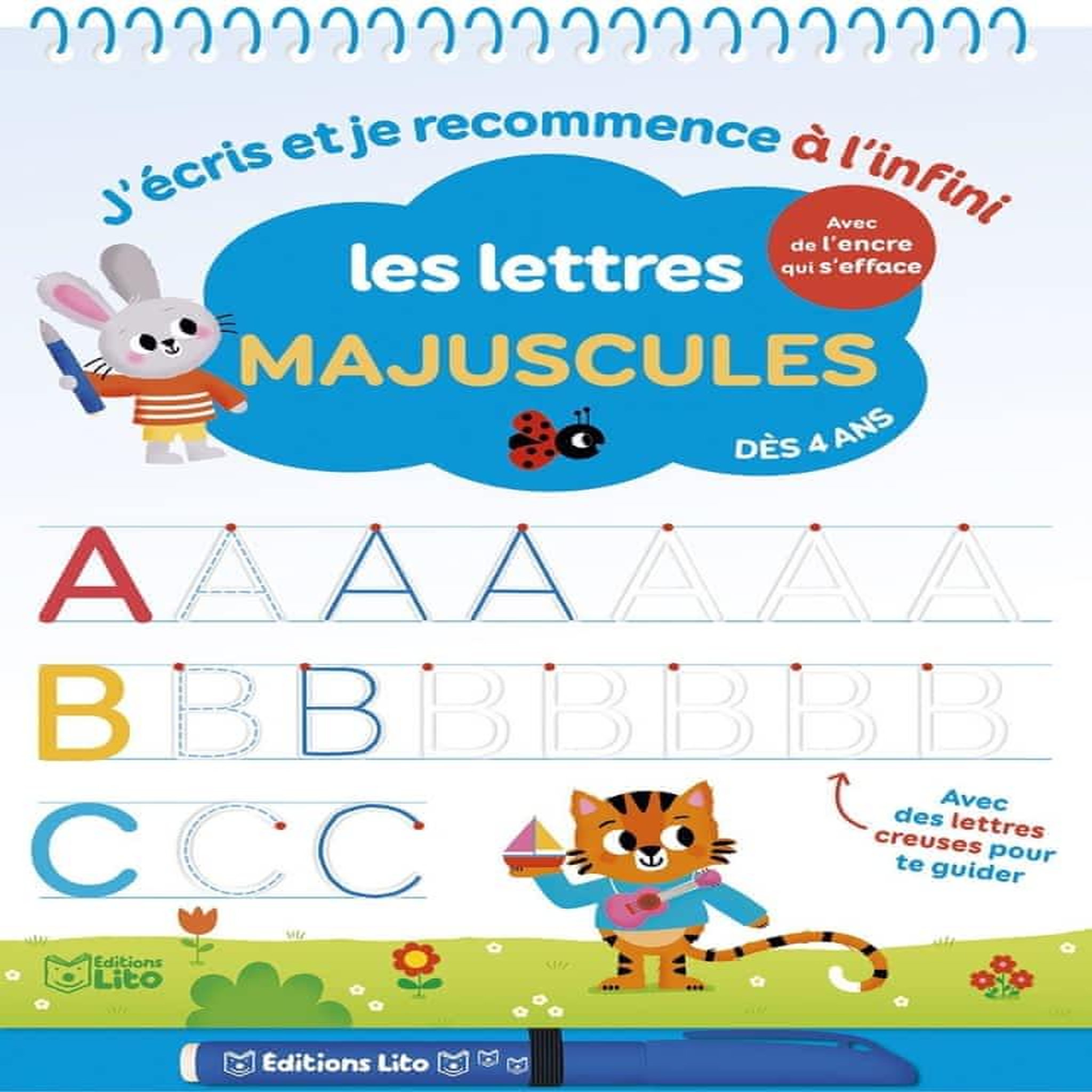 LES LETTRES MAJUSCULES. AVEC 1 CRAYON A ENCRE, Jacqué Isabelle