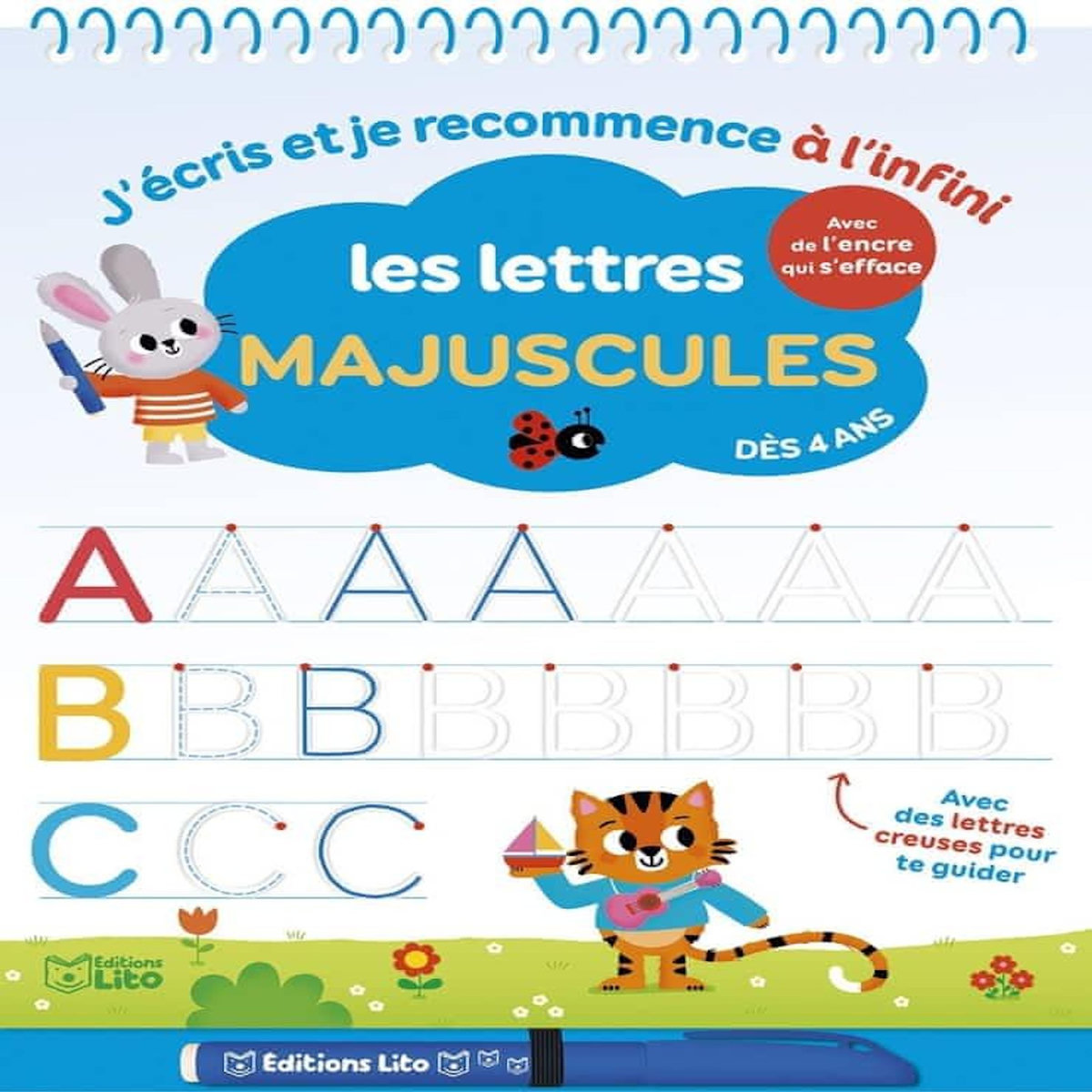 LES LETTRES MAJUSCULES. AVEC 1 CRAYON A ENCRE, Jacqué Isabelle