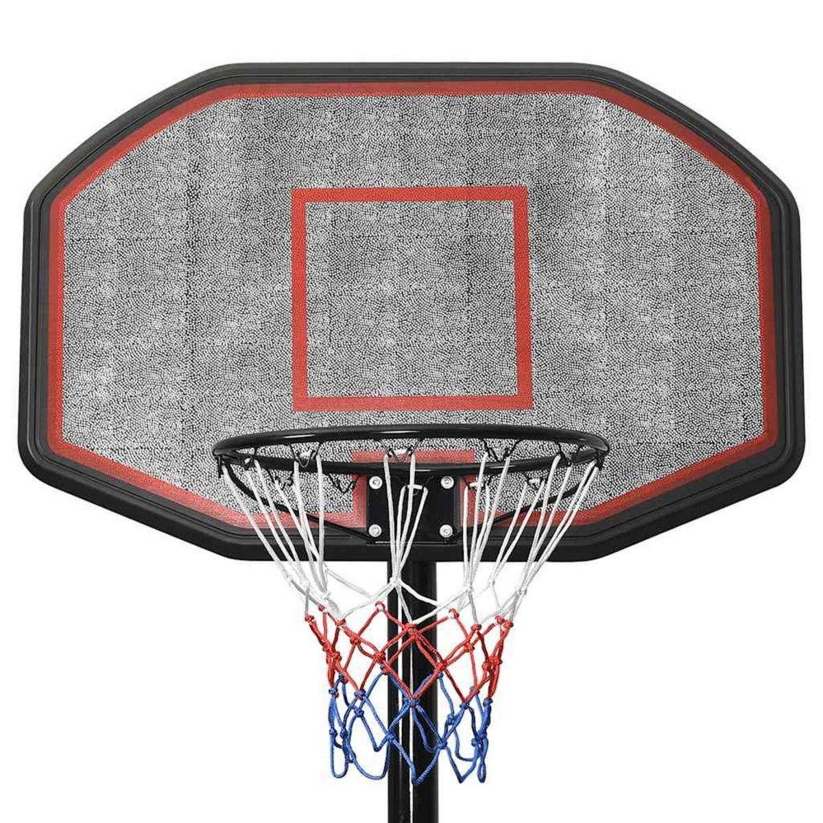 VIDAXL Support de basket-ball Noir 258-363 cm Polyethylene