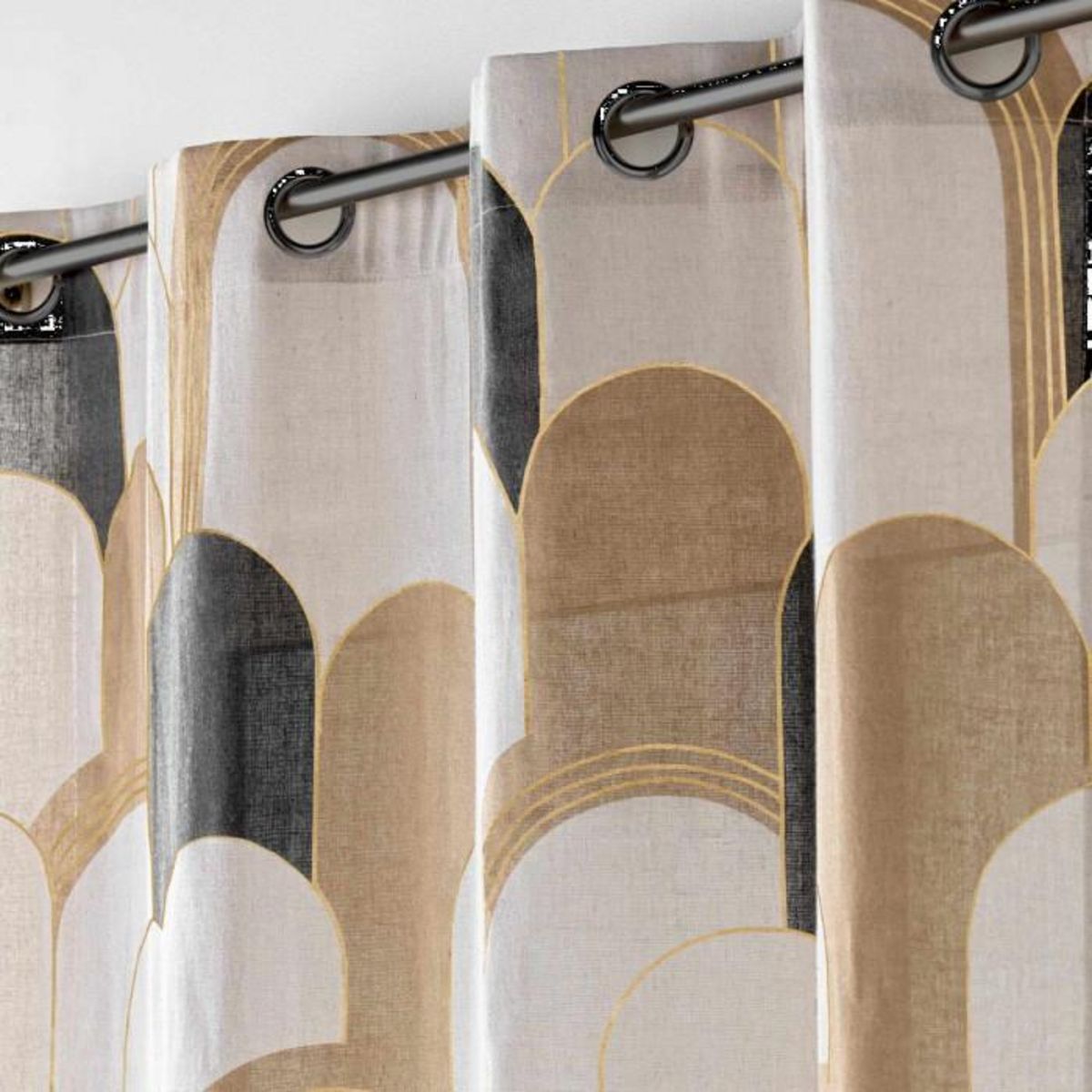 Paris Prix Rideau à Œillets Imprimé  Denali  140x240cm Multicolore