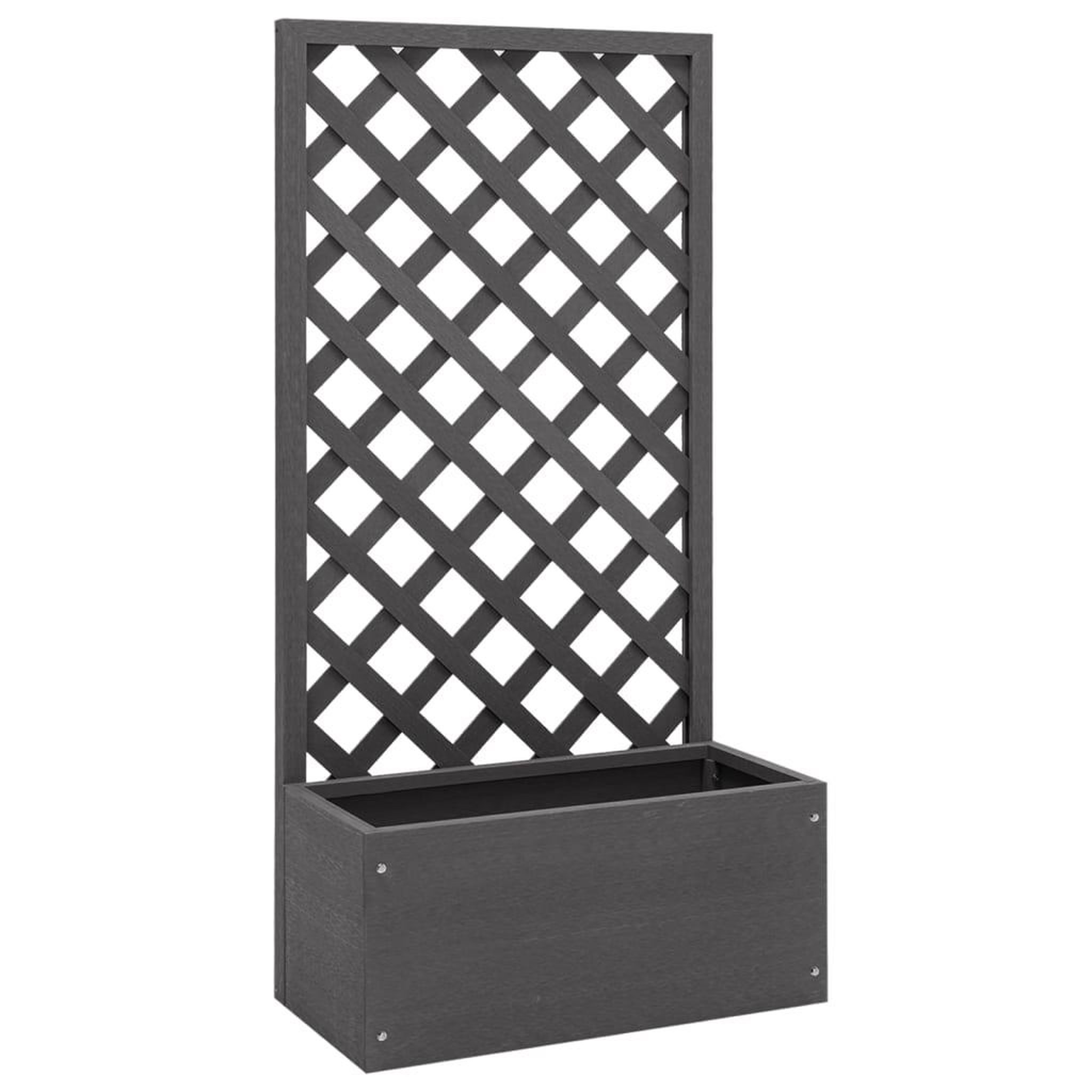 Voir la diapositive 1 : VIDAXL Jardiniere en treillis 65x30x135 cm WPC