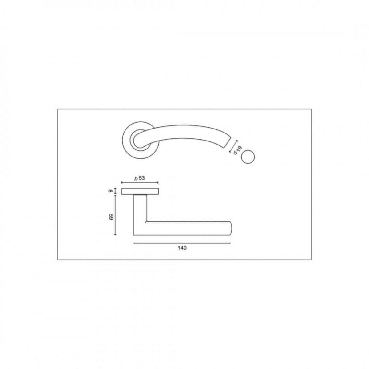 ESPACE-BRICOLAGE Poignées modèle Graves - inox 304 brossé x2