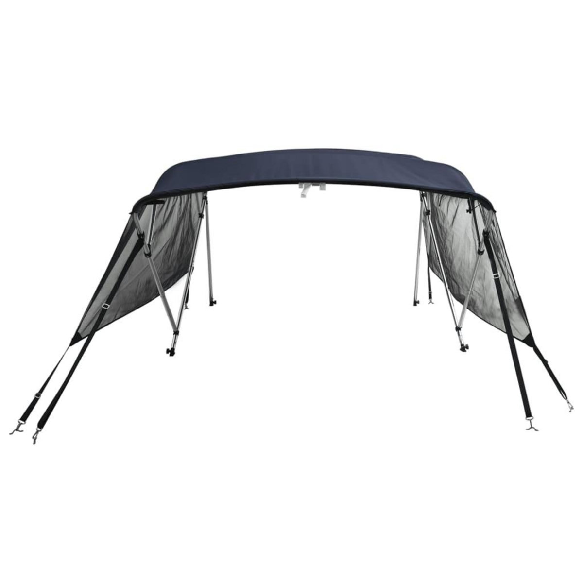VIDAXL Toit bimini a 4 arceaux parois en maille 243x(200-213)x137 cm