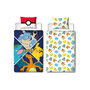 Voir la diapositive 1 : Pokemon Parure de lit - POKEMON - Starter Evolution II - Microfibre - 1 housse de couette 140 x 200 cm + 1 taie 63 x 63 cm