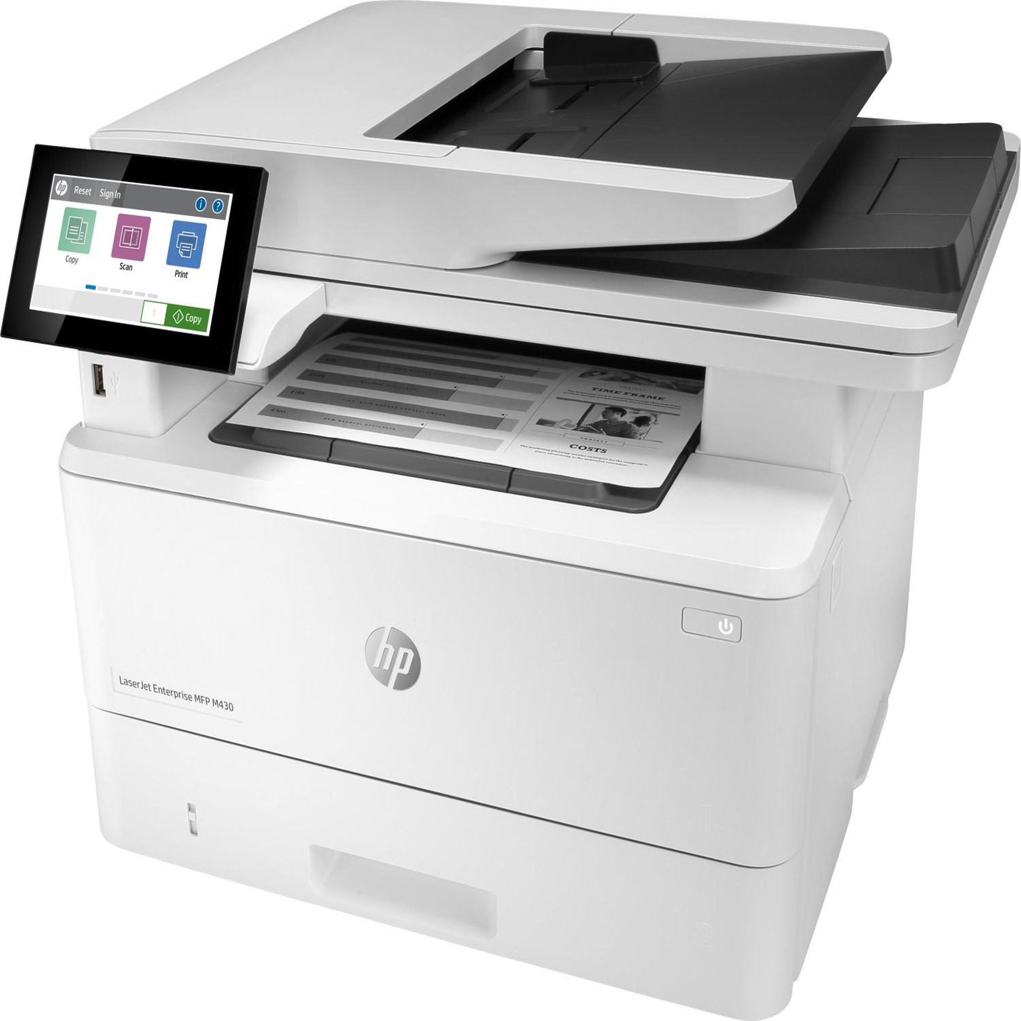 Voir la diapositive 3 : HP Imprimante laser HP 3PZ55A LaserJet Enterprise MFP M430f A4 1200 x 1200 DPI 38 ppm Blanc