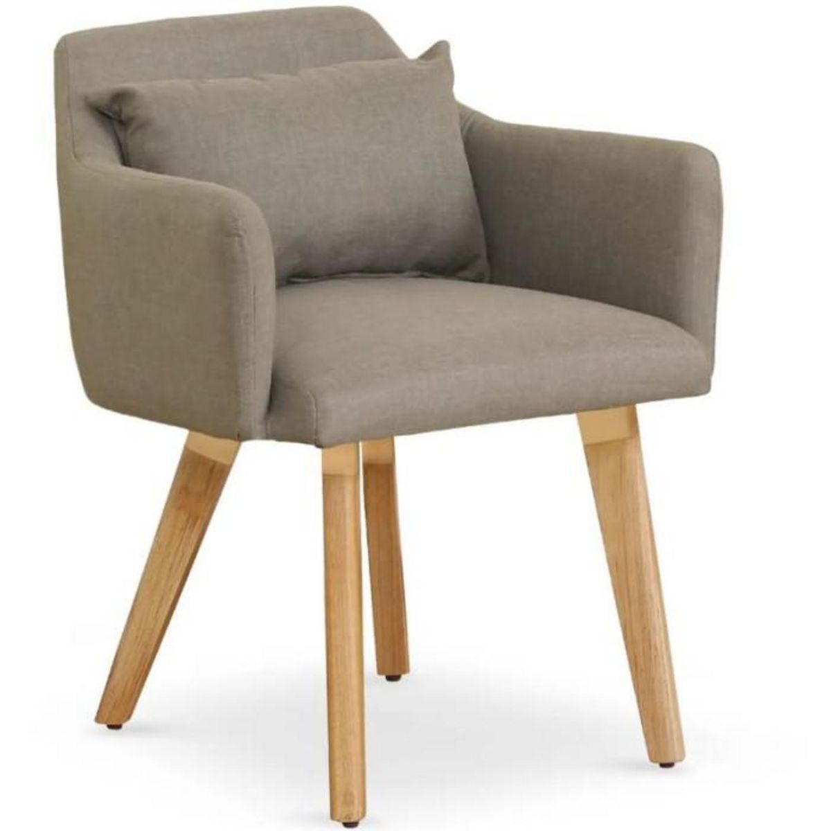 Paris Prix Lot de 2 Fauteuils Scandinave  Alan  70cm Taupe