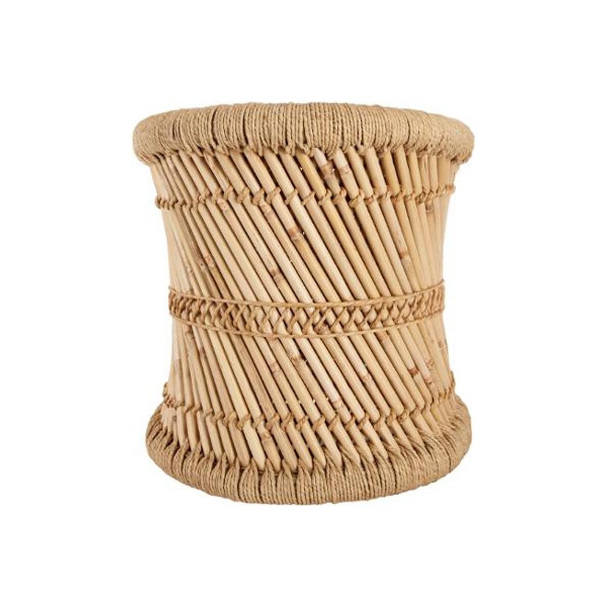 Voir la diapositive 4 : ATMOSPHERA Lot de 2 tables d'appoint  nomade  38cm naturel