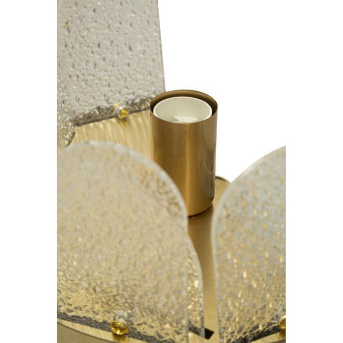 Paris Prix Applique Murale en Verre  Gris  28cm Blanc