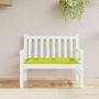 Voir la diapositive 3 : VIDAXL Coussin de banc de jardin vert brillant 100x50x7cm tissu oxford