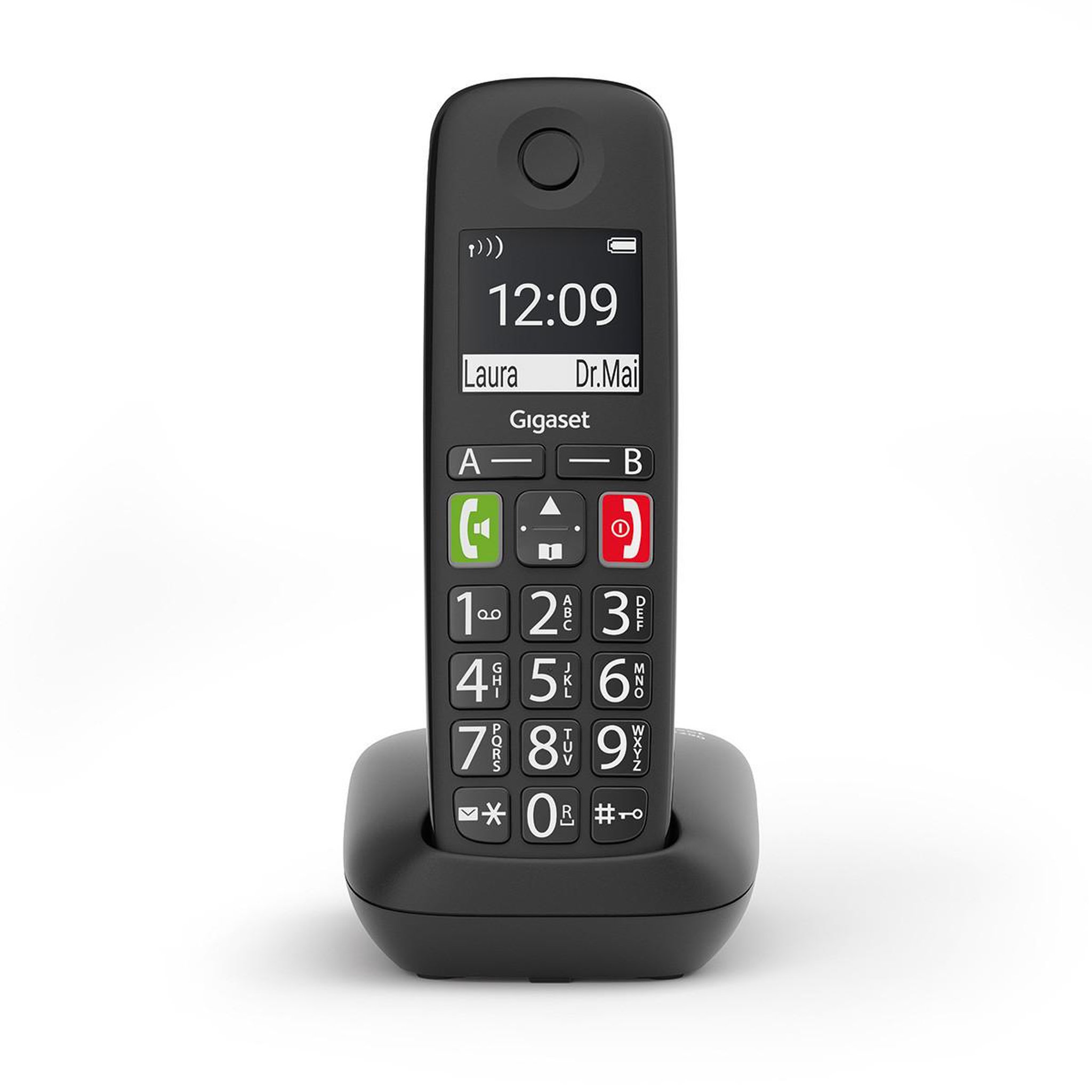 Voir la diapositive 3 : GIGASET Gigaset s30852-h2901-d201 téléphone téléphone analog/dect identification de l'appelant noir
