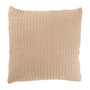 Voir la diapositive 1 : Paris Prix Coussin Déco Lignes  Teddy  45x45cm Beige