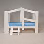 Voir la diapositive 2 : Lit enfant cabane avec sommier  couchage 90 x 190 cm BROUSSE