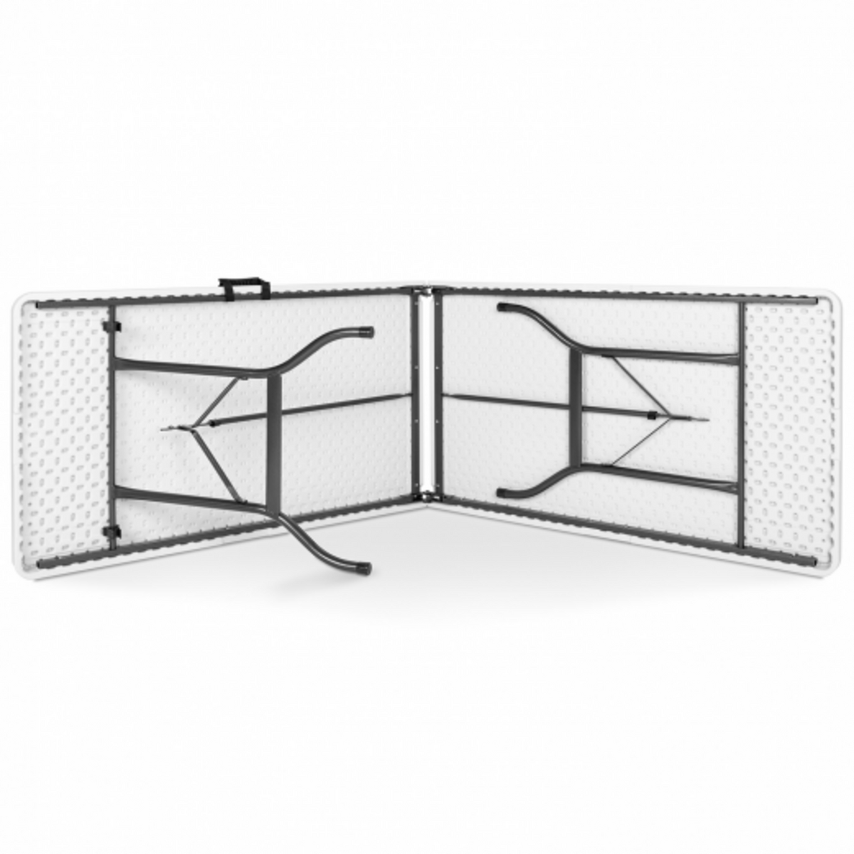 ID MARKET Lot de 2 tables pliantes portables 180 CM pour camping ou réception