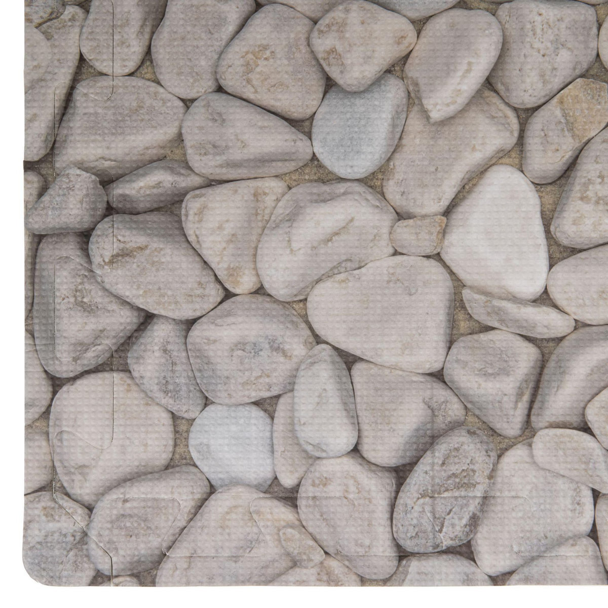 WERKAPRO Dalle pour piscine imprimé galet  50x50cm  1cm épaisseur 8 pièces WERKA PRO