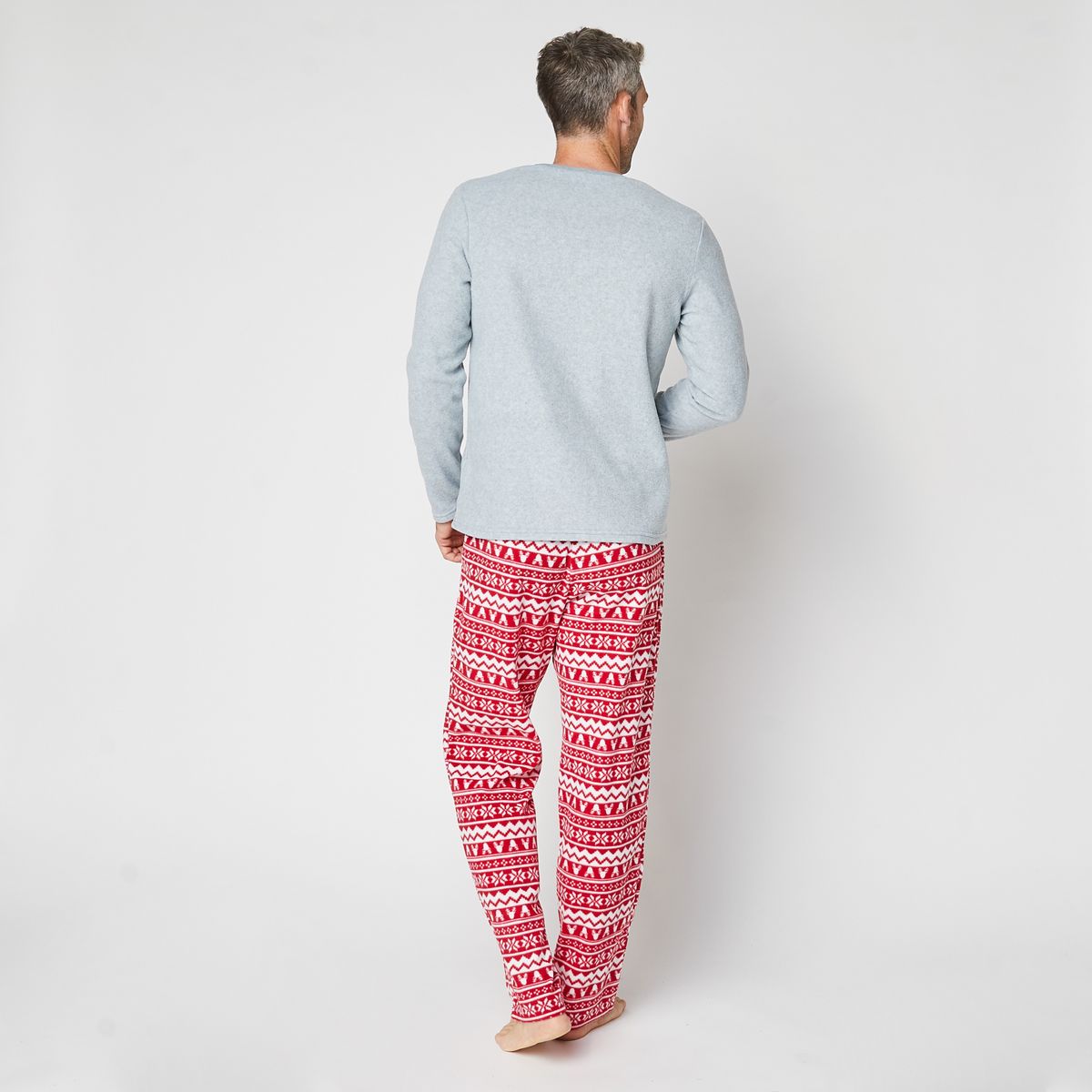 INEXTENSO Pyjama de noël gris homme