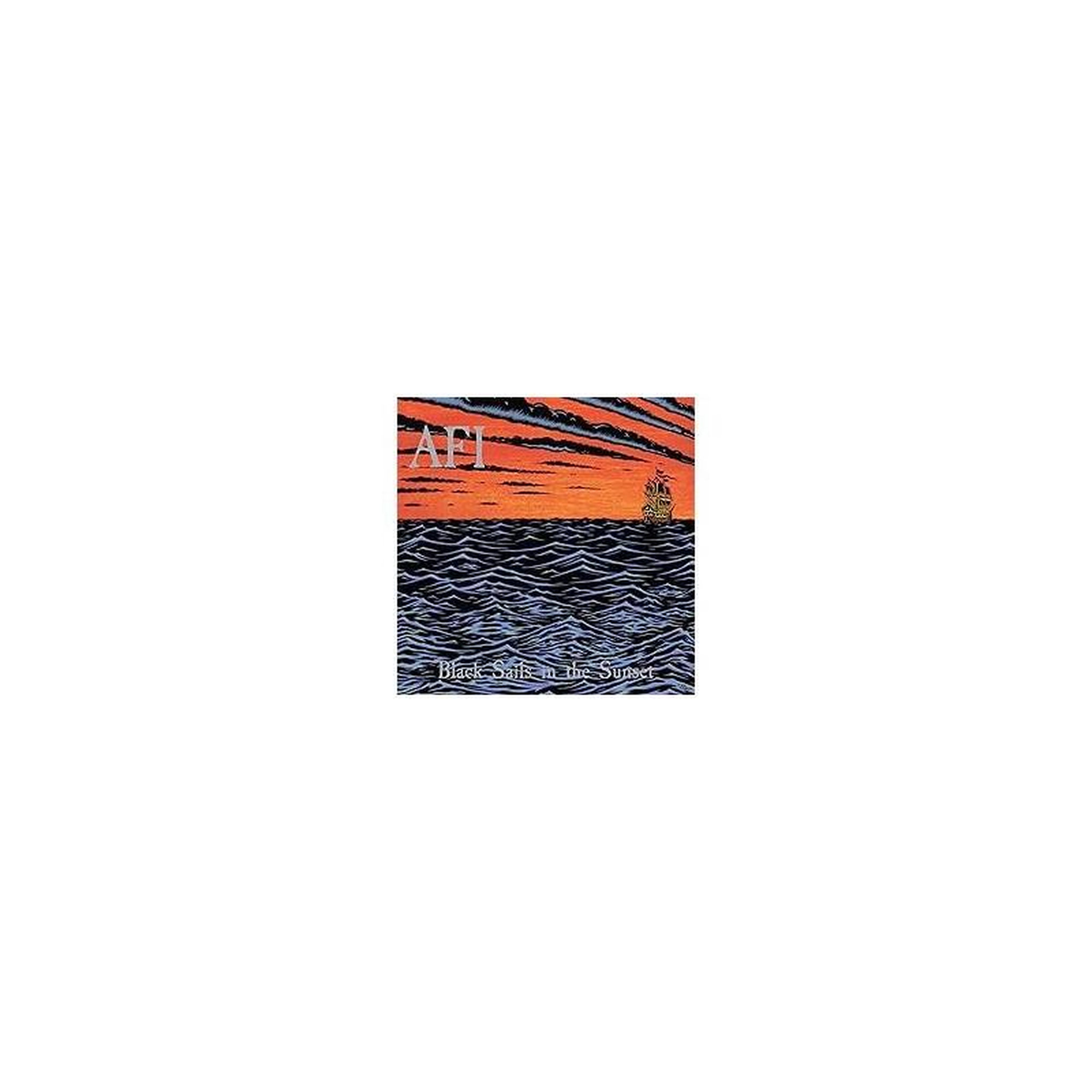 Vinyle lp afi black sails in the sunset édition 25e anniversaire en orange néon