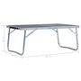 Voir la diapositive 6 : VIDAXL Table pliable de camping Gris Aluminium 60x40 cm