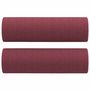 Voir la diapositive 5 : VIDAXL Canape 2 places avec oreillers bordeaux 120 cm tissu