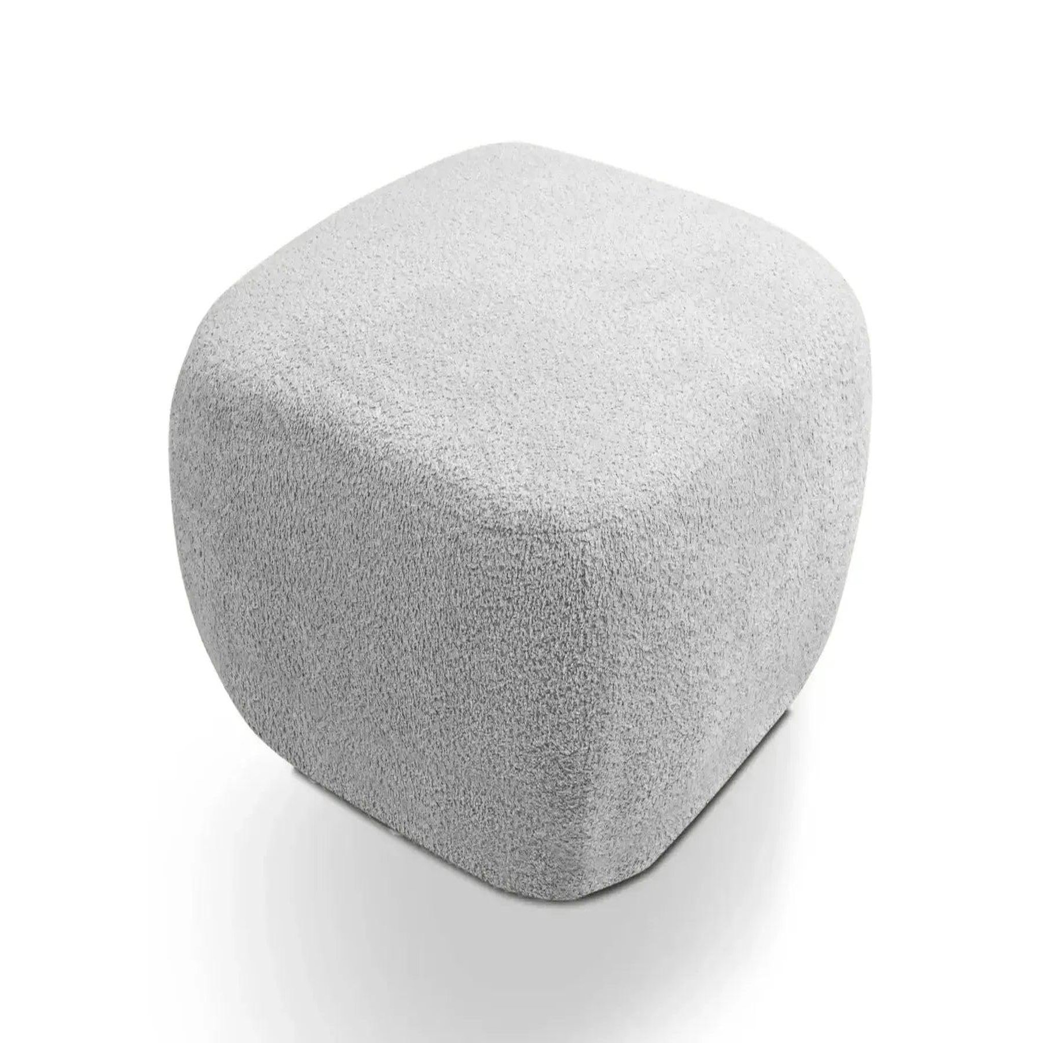 Voir la diapositive 5 : CASANOVA PARIS Santiago - pouf tissu bouclette