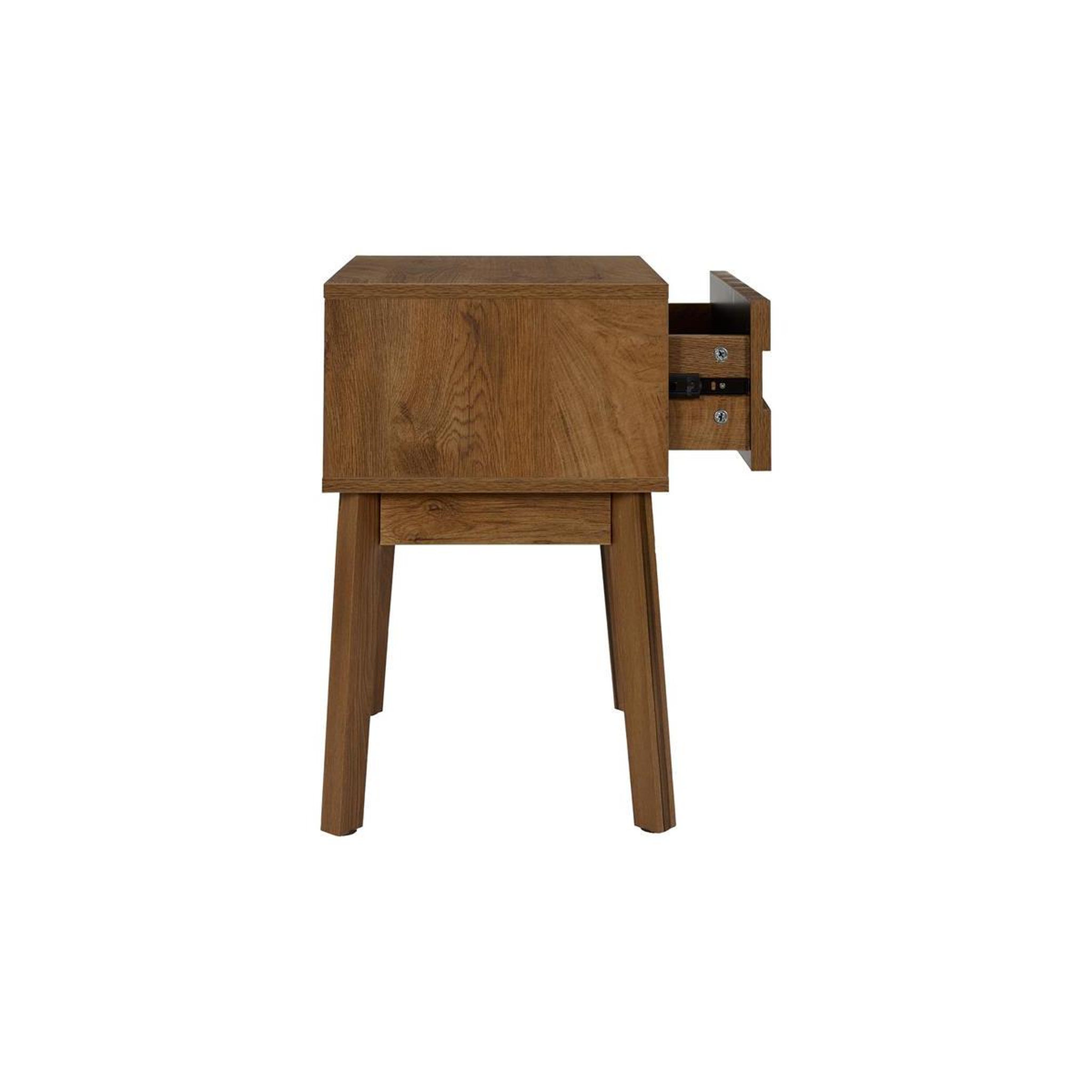 Voir la diapositive 5 : The Home Deco Factory Table de chevet avec tiroir  forest  55cm marron