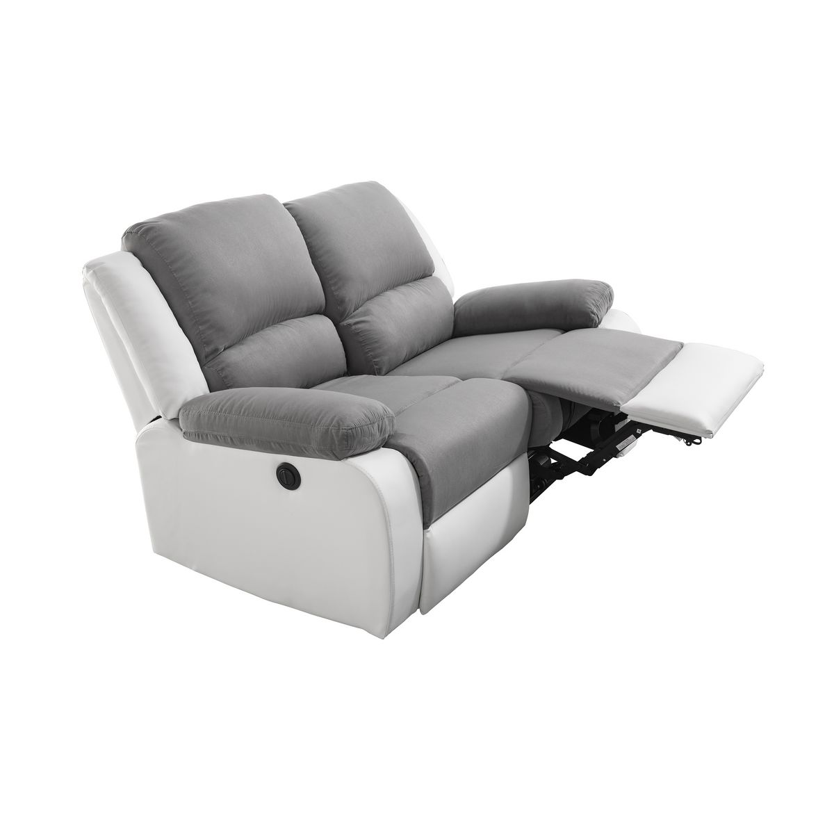 Canapé relax électrique 2 ou 3 places tissu simili HELENA