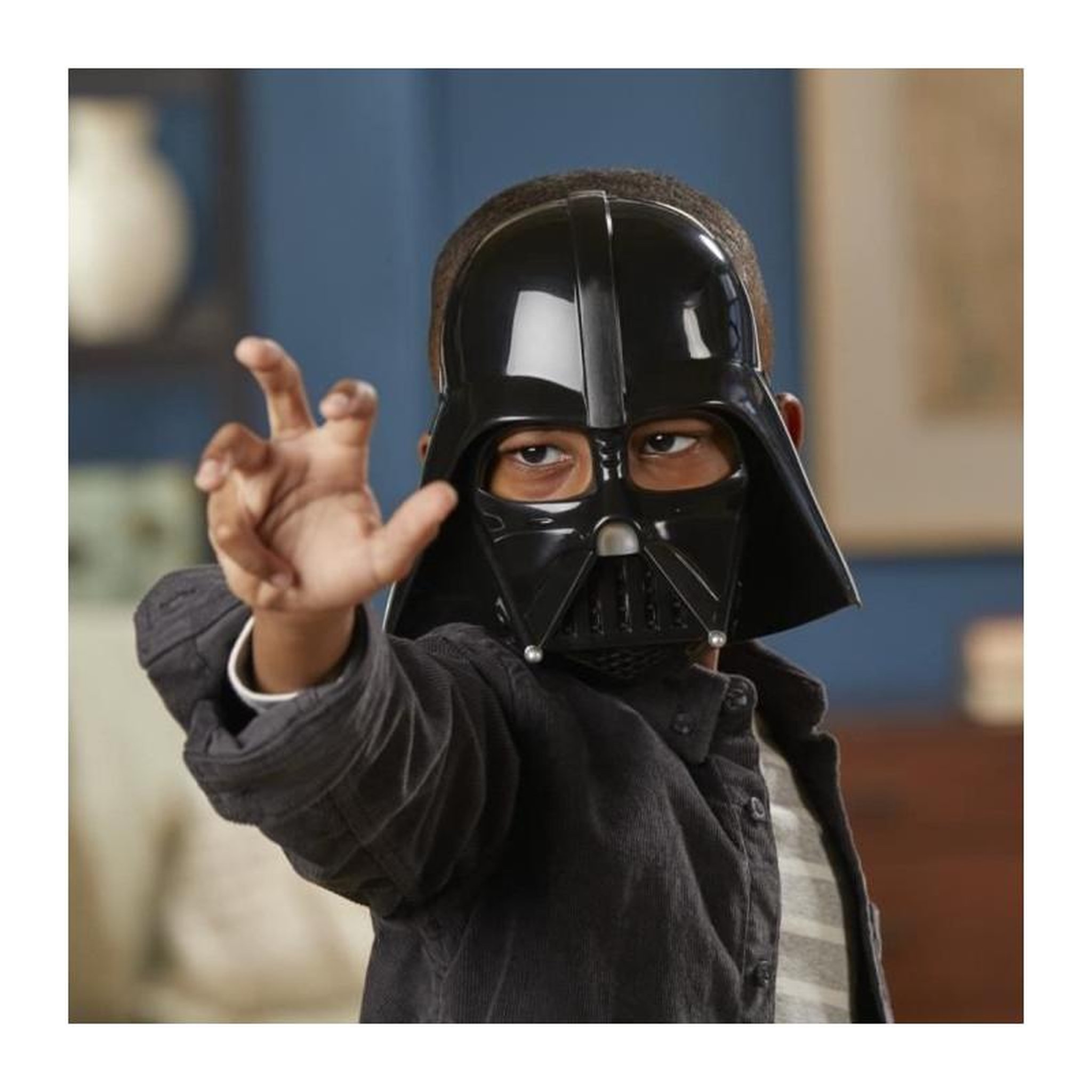 Voir la diapositive 6 : HASBRO Pack Côté obscur Dark Vador, sabre laser rouge, masque Dark Vador et figurine de 15 cm, accessoire, des 4 ans, Star Wars
