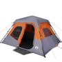 Voir la diapositive 2 : VIDAXL Tente familiale 6 personnes liberation rapide impermeable