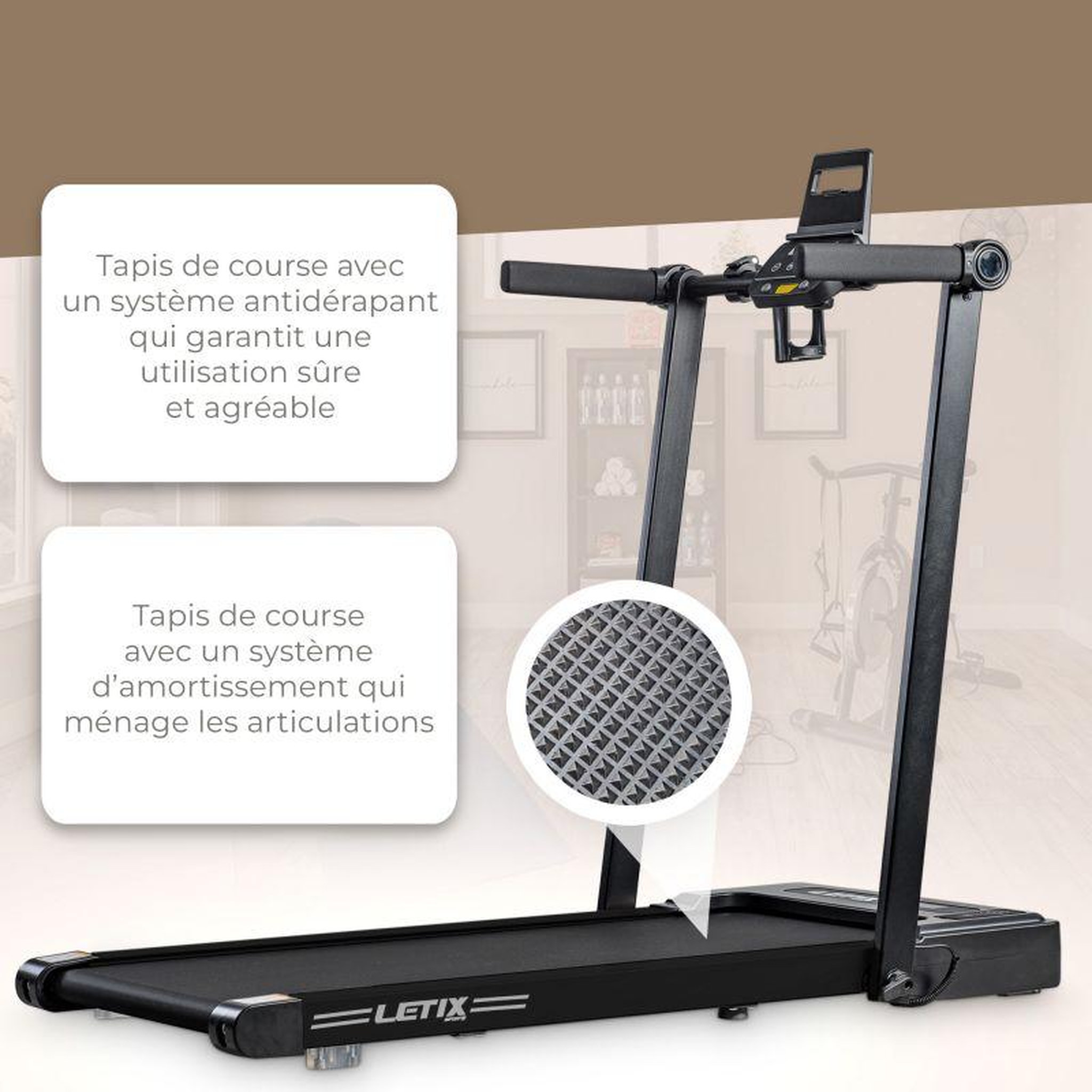 Voir la diapositive 4 : SPARRAW Tapis de course Pliable Pro - 12 KM/H- 1500W -12 programmes