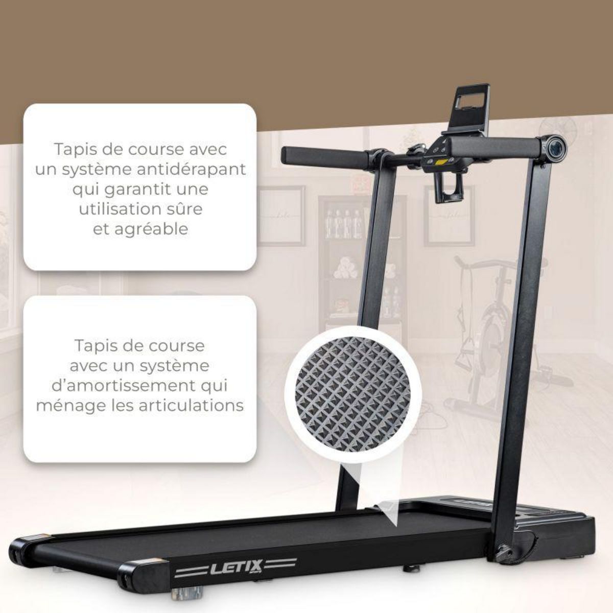 SPARRAW Tapis de course Pliable Pro - 12 KM/H- 1500W -12 programmes