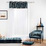 Voir la diapositive 3 : Paris Prix Coussin de Sol Imprimé  Adelor  40x40cm Bleu
