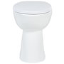 Voir la diapositive 4 : VIDAXL Toilette haute sans bord fermeture douce 7 cm Ceramique Blanc