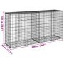 Voir la diapositive 6 : VIDAXL Panier gabion avec couvercle 200x50x100 cm fer galvanise