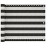 Voir la diapositive 1 : VIDAXL Ecran de balcon en PEHD 75x400 cm Anthracite et blanc