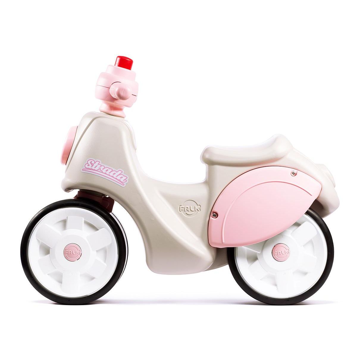 FALK Porteur enfant Scooter Strada Crème et Rose 1 à 3 ans - Falk