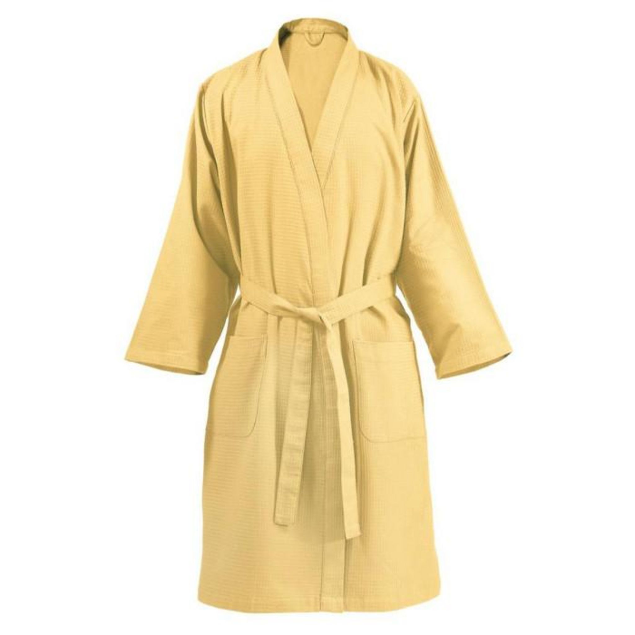 Paris Prix Peignoir de Bain en Coton  Carla  Jaune. Coloris disponibles : Jaune