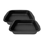 ZENKER Lot de 2 moules à brownies 27 x 26 cm Zenker Special Creative