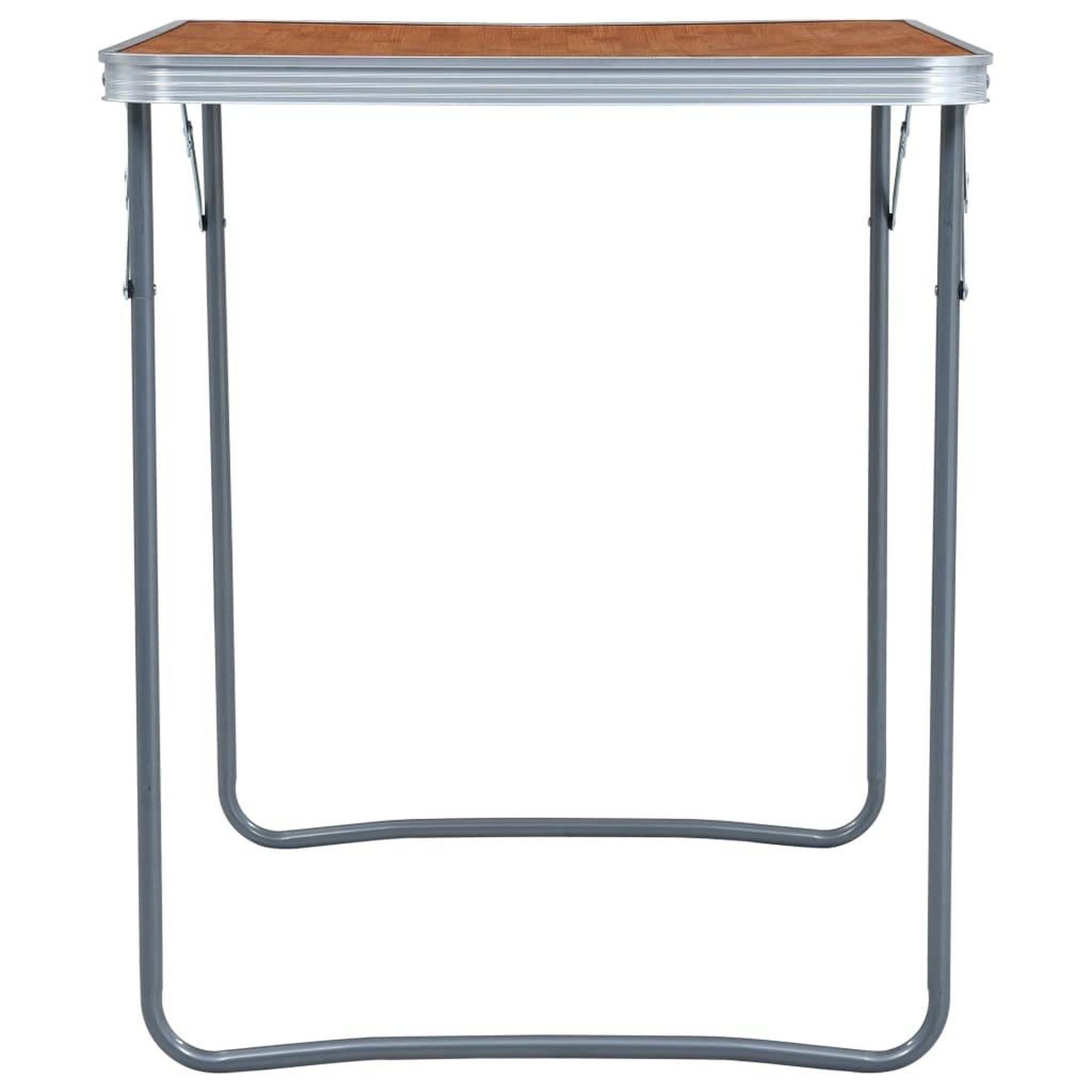 Voir la diapositive 4 : VIDAXL Table pliable de camping avec cadre en metal 80x60 cm