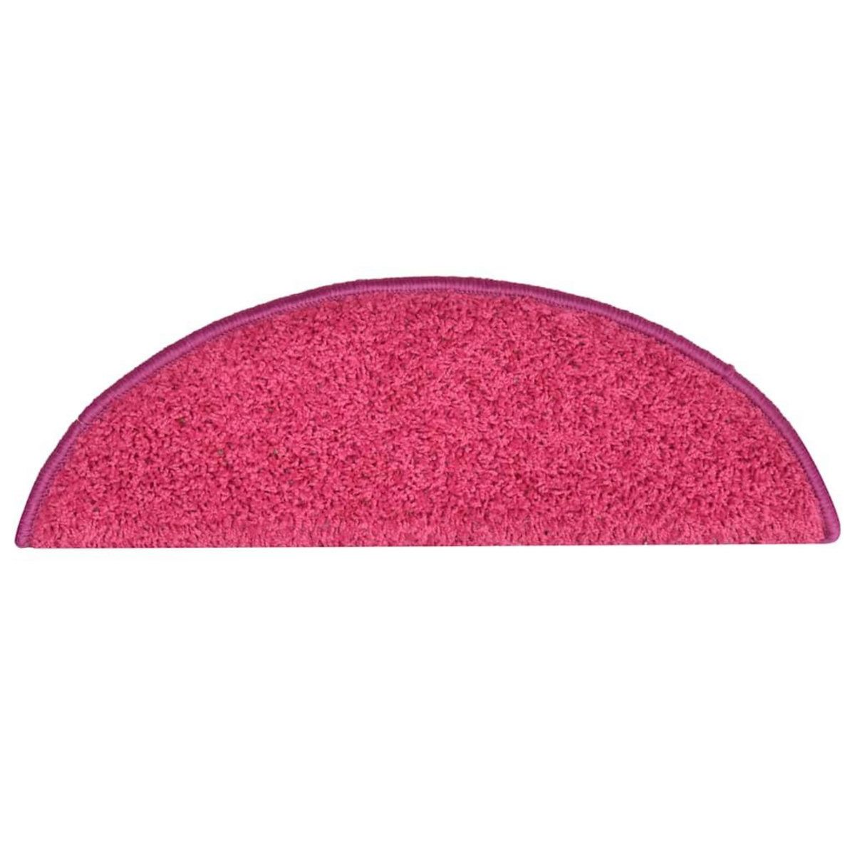 VIDAXL Tapis d'escalier 30 pcs rose 56x17x3 cm