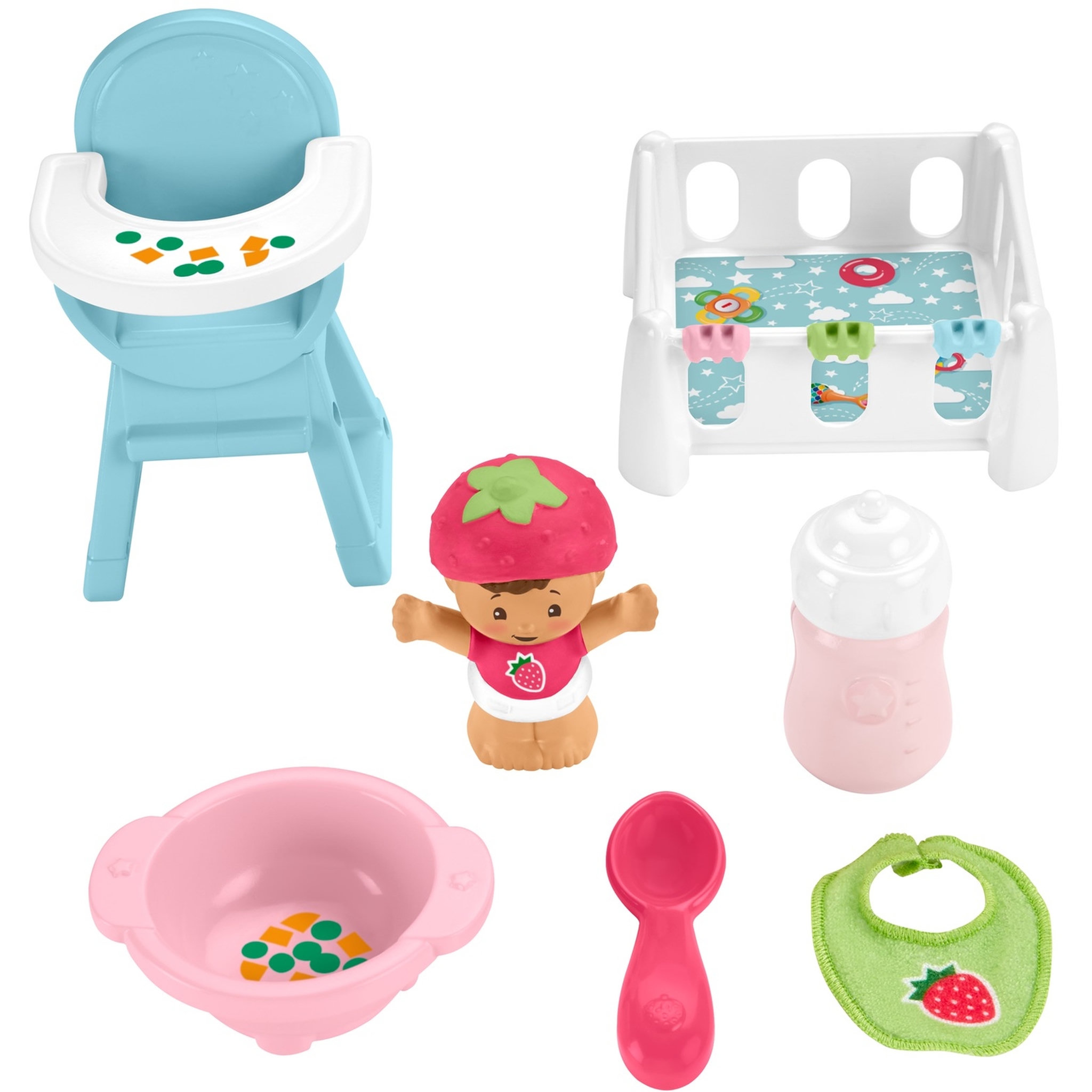 Voir la diapositive 1 : Fisher price Pack deluxe Little People Babies