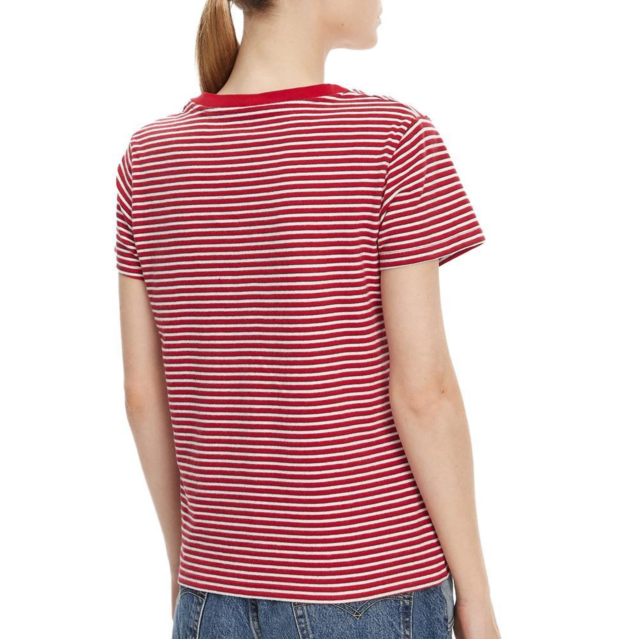 Voir la diapositive 2 : Levi's T-shirt Rouge Femme Levi's Perfect Vneck