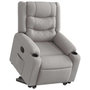 Voir la diapositive 1 : VIDAXL Fauteuil inclinable electrique gris nuage tissu