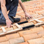 Voir la diapositive 3 : HAILO Extension échelle plate de toit en bois pour couvreur 2m Hailo Safety Roof